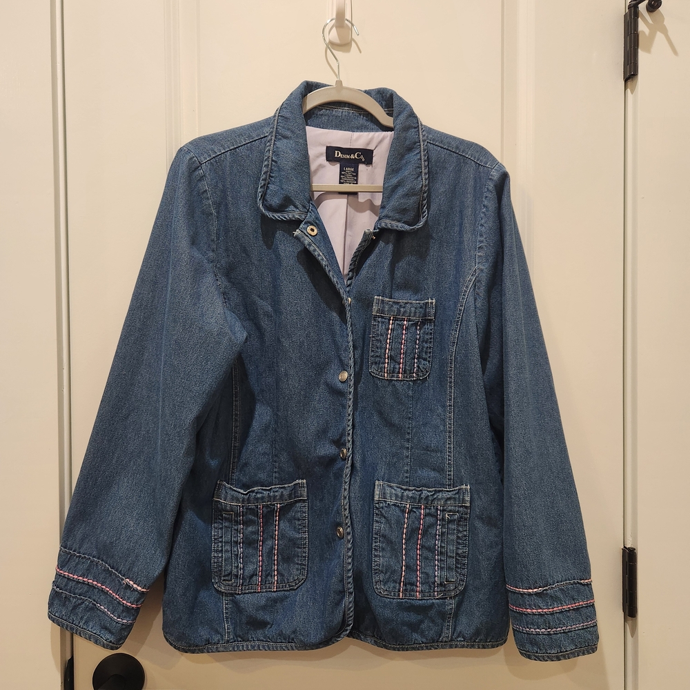 Denim&Co Blue Denim‎ Jacket